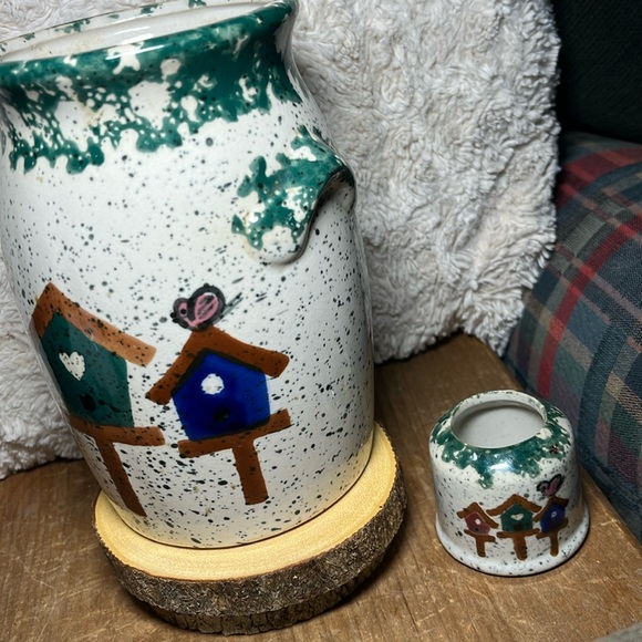 Home & Garden Party Birdhouse Collection Utensil Holder ~ Retired Pattern “Rare” - Picture 3 of 6